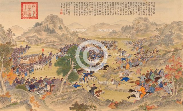 The Battle of Qurman (The Great Victory of Qurman), c. 1766.