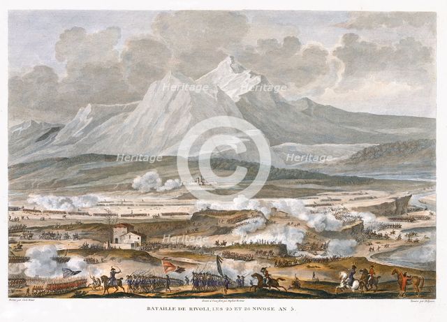 'The Battle of Rivoli, 25 and 26 Nivose, Year 5' (January 1797). Creator: Jean Duplessis-Bertaux.