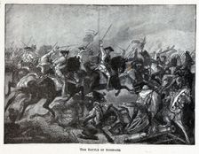 The Battle of Rossbach, 1882. Artist: Anonymous