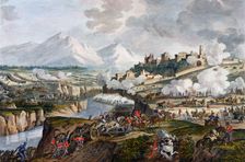 The Battle of Rovereto, Italy, 18 Fructidor, Year 4 (September 1796) Creator: Jean Duplessis-Bertaux