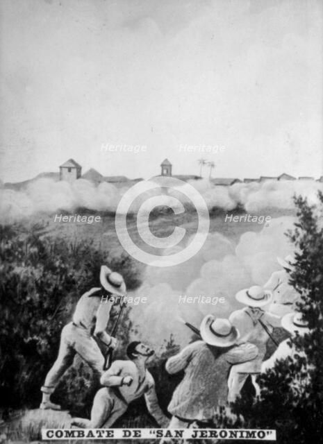 The Battle of San Geronimo, (1895), 1920s. Artist: Unknown
