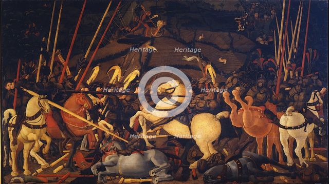 The Battle of San Romano, c. 1440. Artist: Uccello, Paolo (1397-1475)