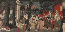 The Battle of Sanno Shrine, 1874. Creator: Tsukioka Yoshitoshi