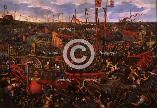 The Battle of Salvore in 1177, 1600s. Creator: Tintoretto, Domenico (1560-1635).