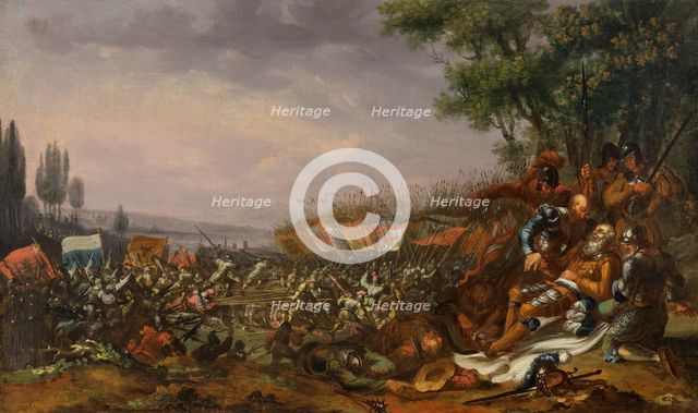 The Battle of Sempach on 9 July 1386, 18th century. Creator: Anonymous.