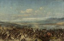 The Battle of Segesvar on 31 July 1849, Mid of the 19th cen.
