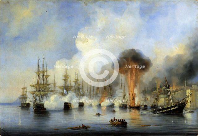 The Battle of Sinop on 30 November 1853, 1860.