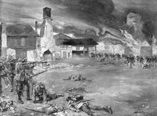 The Battle of Sommesous 1914, (1926).Artist: Sidney Adamson