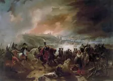 The Battle of Smolensk. Artist: Langlois, Jean-Charles (1789-1870)