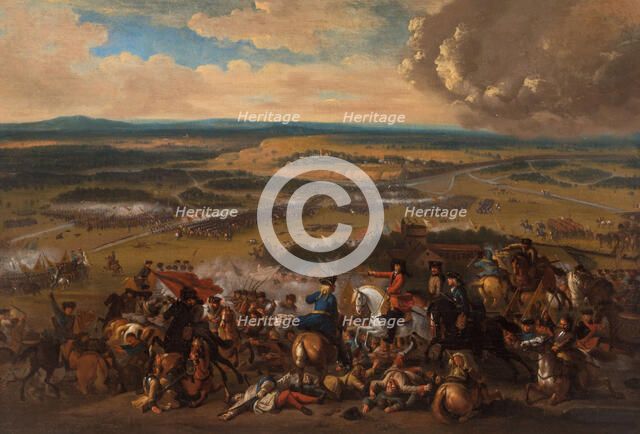 The Battle of Speyerbach on 15 November 1703, 1700s. Creator: Anonymous.