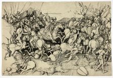 The Battle of St. James The Greater at Clavijo, n.d. Creator: Martin Schongauer