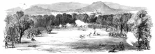 The Battle on the Volturno - fight in the field near St. Angelo - from a sketch by T. Nast, 1860. Creator: Unknown