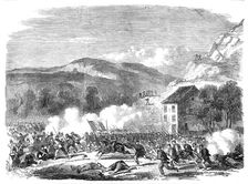 The Battle on the Volturno - the final repulse of the Neapolitans..., 1860. Creator: Unknown