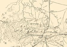 The Battlefields of Pretoria. (From a personal survey). 1901. Creator: Unknown