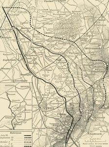The Battles of the Flanders Ridges, July 30-November 26, 1917 (c1920). Creator: Unknown