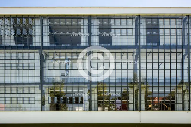 The Bauhaus building, Dessau, Germany, 2018.  Artist: Alan John Ainsworth.