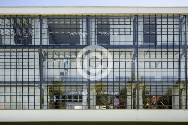 The Bauhaus building, Dessau, Germany, 2018.  Artist: Alan John Ainsworth.