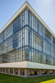 The Bauhaus building, Dessau, Germany, 2018. Artist: Alan John Ainsworth