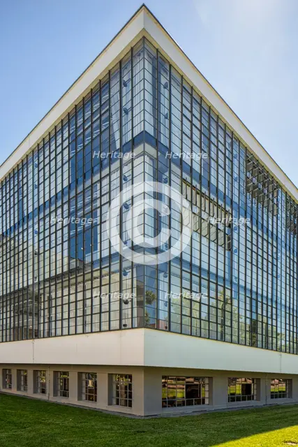 The Bauhaus building, Dessau, Germany, 2018. Artist: Alan John Ainsworth.