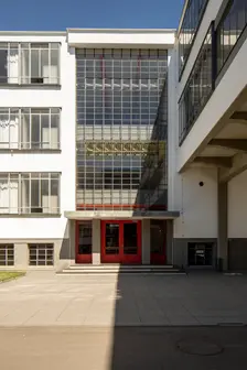 The Bauhaus building, Dessau, Germany, 2018. Artist: Alan John Ainsworth