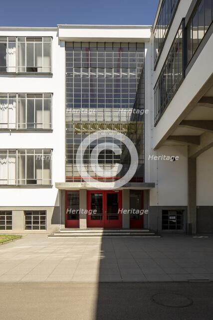 The Bauhaus building, Dessau, Germany, 2018.  Artist: Alan John Ainsworth.