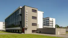 The Bauhaus building, Dessau, Germany, 2018. Artist: Alan John Ainsworth