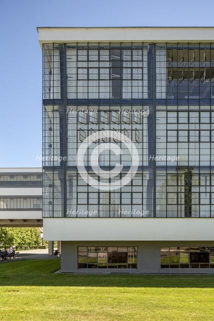 The Bauhaus building, Dessau, Germany, 2018.  Artist: Alan John Ainsworth.