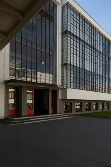 The Bauhaus building, Dessau, Germany, 2018. Artist: Alan John Ainsworth