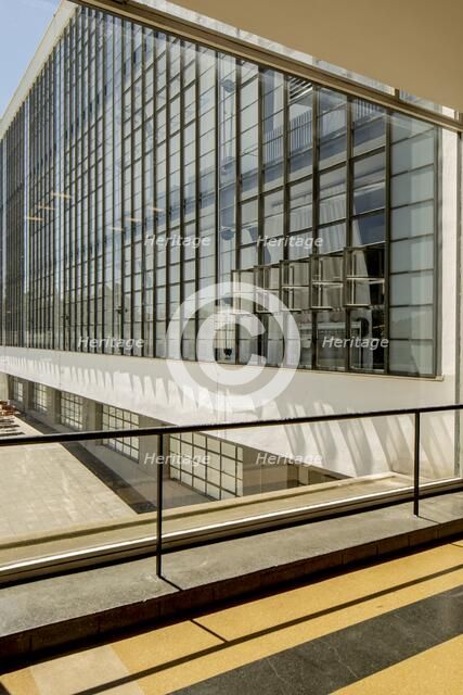 The Bauhaus building, Dessau, Germany, 2018.  Artist: Alan John Ainsworth.