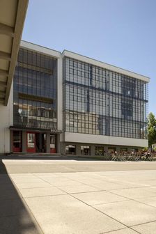 The Bauhaus building, Dessau, Germany, 2018. Artist: Alan John Ainsworth