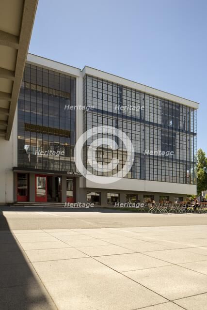 The Bauhaus building, Dessau, Germany, 2018.  Artist: Alan John Ainsworth.