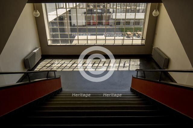 The Bauhaus building, Dessau, Germany, 2018.  Artist: Alan John Ainsworth.