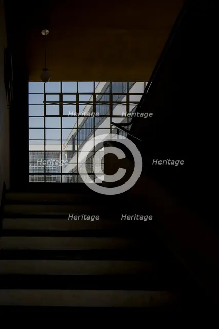 The Bauhaus building, Dessau, Germany, 2018.  Artist: Alan John Ainsworth.
