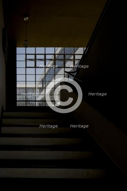 The Bauhaus building, Dessau, Germany, 2018.  Artist: Alan John Ainsworth.