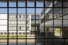 The Bauhaus building, Dessau, Germany, 2018. Artist: Alan John Ainsworth