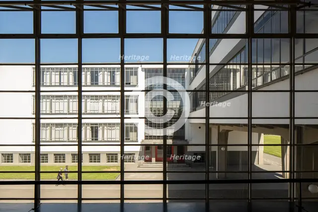 The Bauhaus building, Dessau, Germany, 2018.  Artist: Alan John Ainsworth.