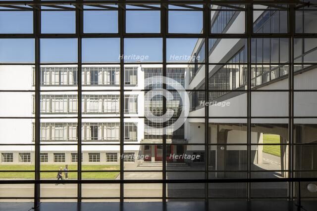 The Bauhaus building, Dessau, Germany, 2018.  Artist: Alan John Ainsworth.