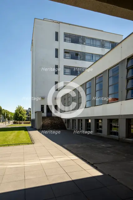 The Bauhaus building, Dessau, Germany, 2018.  Artist: Alan John Ainsworth.