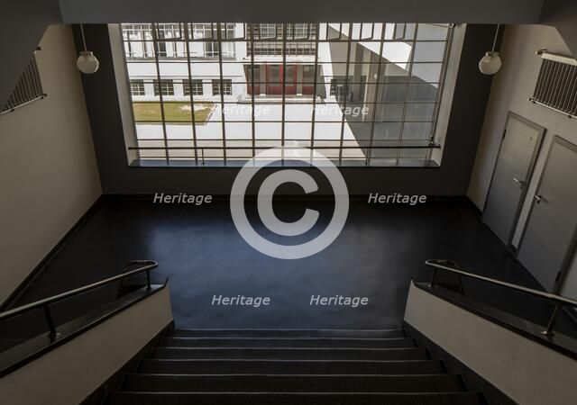 The Bauhaus building, Dessau, Germany, 2018.  Artist: Alan John Ainsworth.