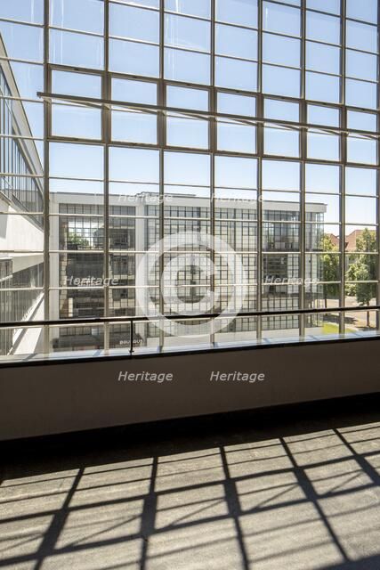 The Bauhaus building, Dessau, Germany, 2018.  Artist: Alan John Ainsworth.