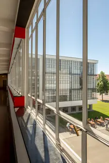 The Bauhaus building, Dessau, Germany, 2018. Artist: Alan John Ainsworth
