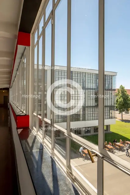 The Bauhaus building, Dessau, Germany, 2018.  Artist: Alan John Ainsworth.