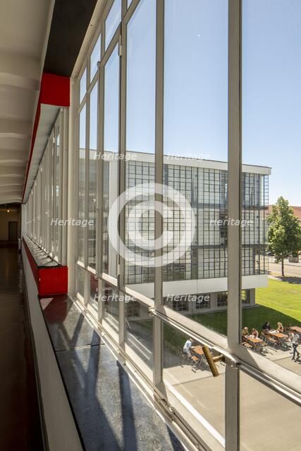 The Bauhaus building, Dessau, Germany, 2018.  Artist: Alan John Ainsworth.