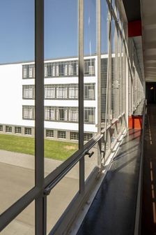 The Bauhaus building, Dessau, Germany, 2018. Artist: Alan John Ainsworth