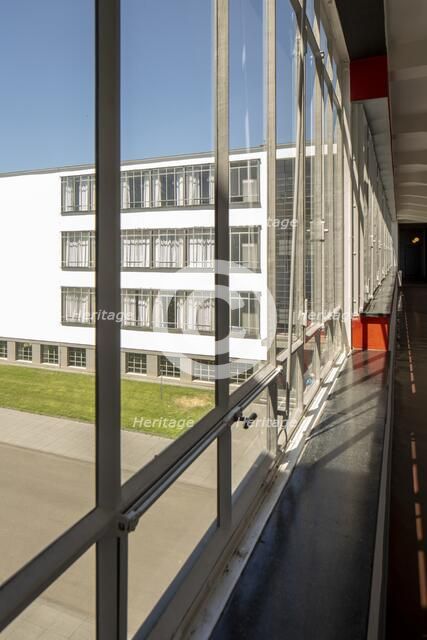 The Bauhaus building, Dessau, Germany, 2018.  Artist: Alan John Ainsworth.