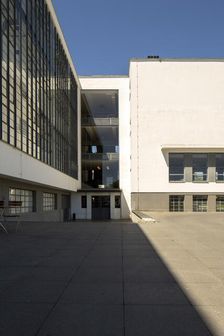 The Bauhaus building, Dessau, Germany, 2018. Artist: Alan John Ainsworth