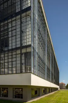 The Bauhaus building, Dessau, Germany, 2018. Artist: Alan John Ainsworth