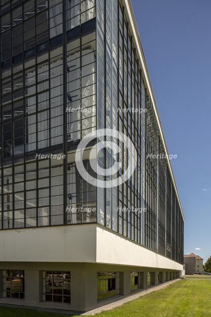 The Bauhaus building, Dessau, Germany, 2018.  Artist: Alan John Ainsworth.