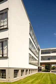 The Bauhaus building, Dessau, Germany, 2018. Artist: Alan John Ainsworth