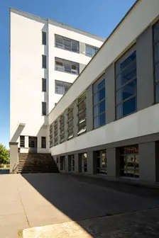 The Bauhaus building, Dessau, Germany, 2018. Artist: Alan John Ainsworth